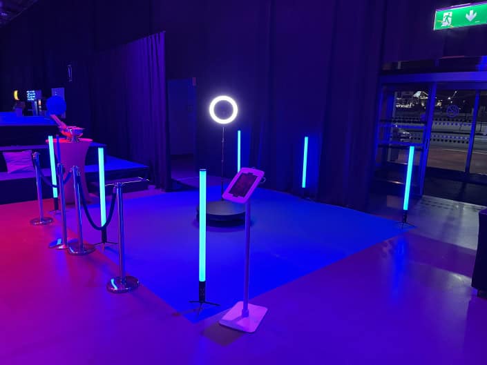 360 fotobås på företagsfest